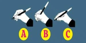 How do you hold your pen reveals