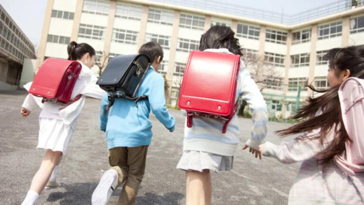 A father of two is the only parent to pick up his 7-year-old son