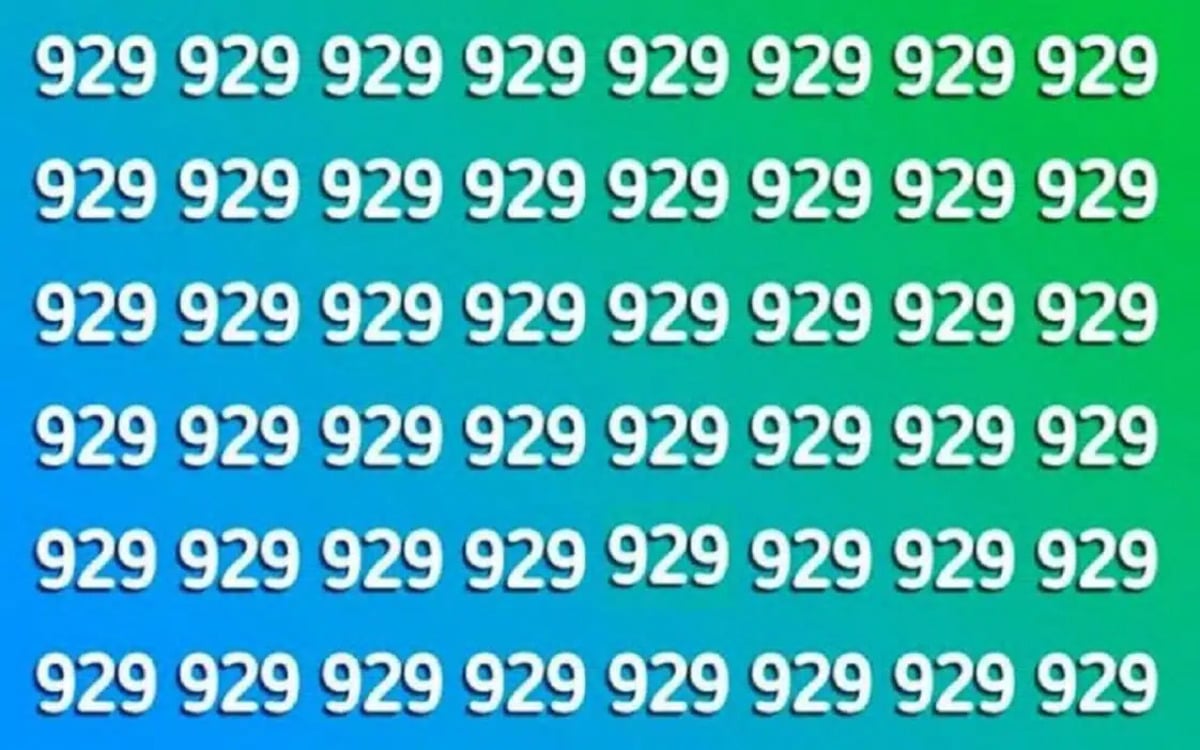 Spot the odd number in less than 11 seconds