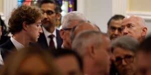 Progressives Say "Billionaires' Row" at Inauguration Ceremony Shows True Winners of Trump Agenda