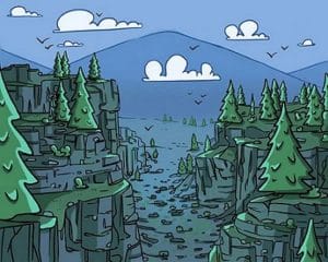 Can you find the hidden photographer in the valley?