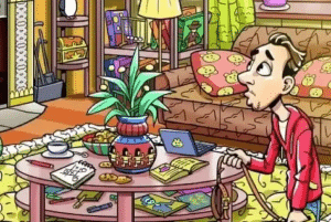 find the hidden dog in this visual