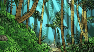 find the hidden tiger in the jungle