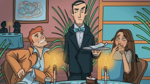 find the man’s lost wallet in the restaurant