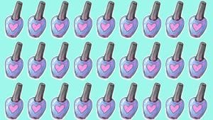 spot the different nail polish in 7 seconds