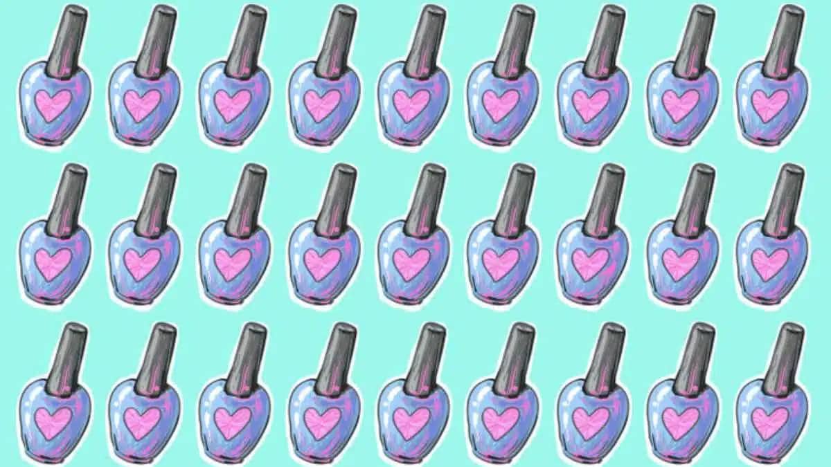 spot the different nail polish in 7 seconds