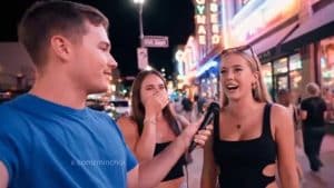 A simple street interview turned terrifying—and the internet wants answers