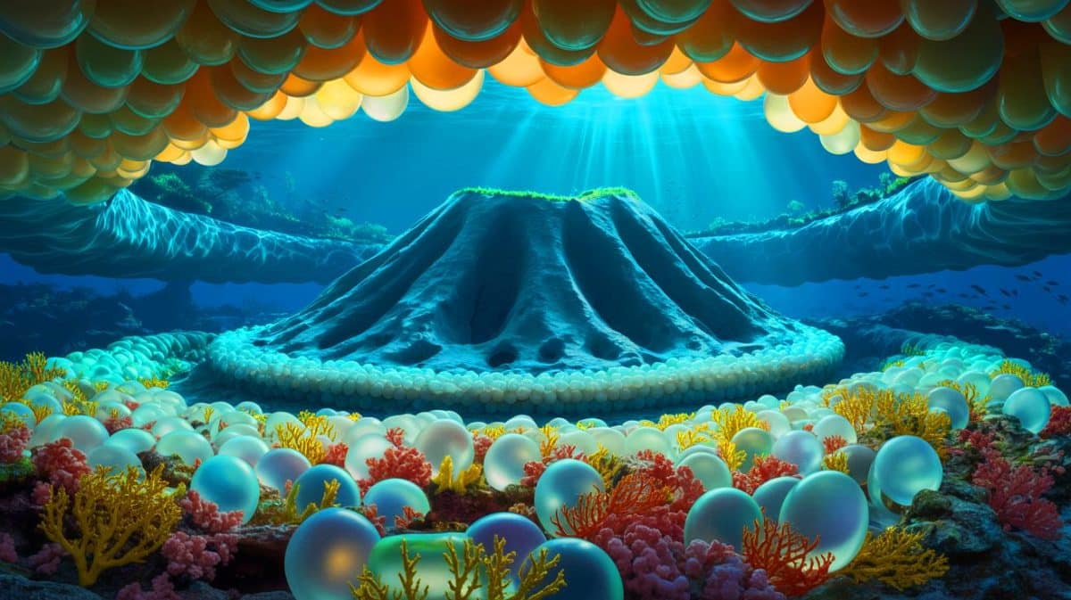 Underwater volcano releases over a million giant eggs in sudden eruption