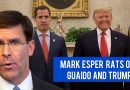 Esper admits terror plotting against Venezuela