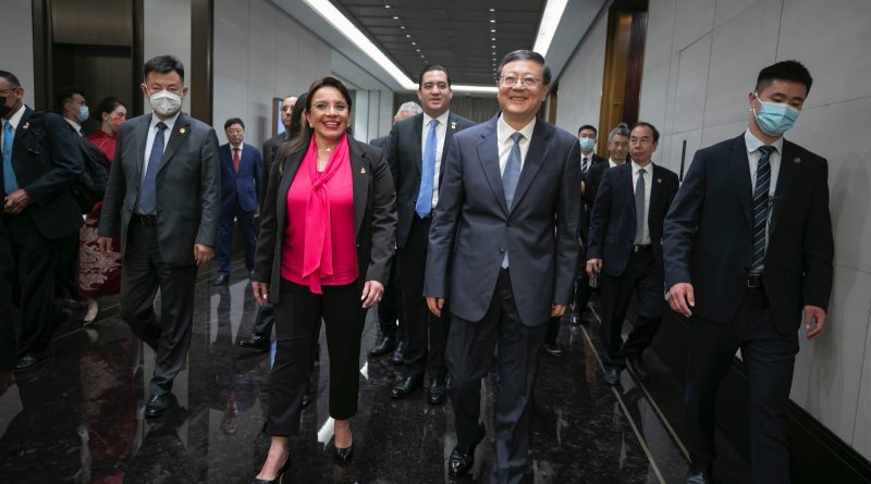 Xiomara Castro arrives in China for historic 6-day visit