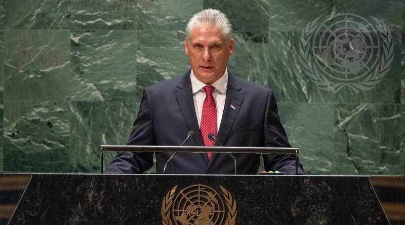 President of Cuba Miguel Díaz-Canel at UNGA 78 (Speech)